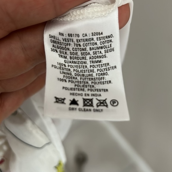 COPY - Leifnotes Asymmetrical Hem Guarri Dress Patchwork  ANTHROPOLOGIE Dress s… - Picture 14 of 16